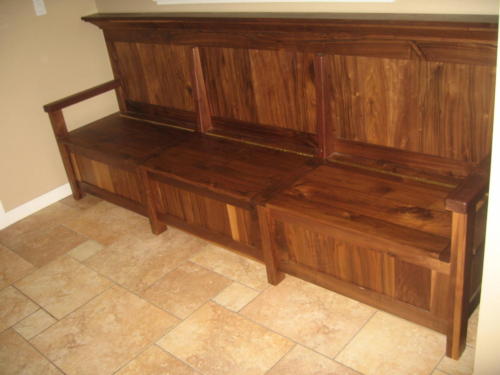 Entry Bench with storage