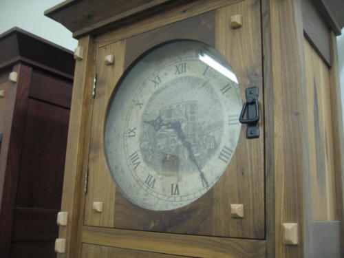 Engraved Stone clock face